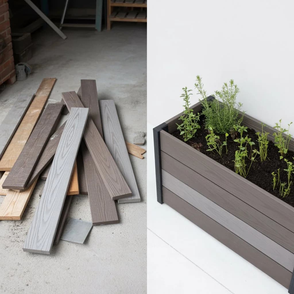 Kompozytowe donice DIY