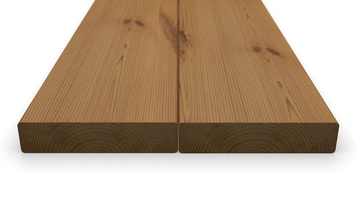 Deska tarasowa THERMO SOSNA CLIP 26x117 KLASA NATUR GŁADKA - 2,10m