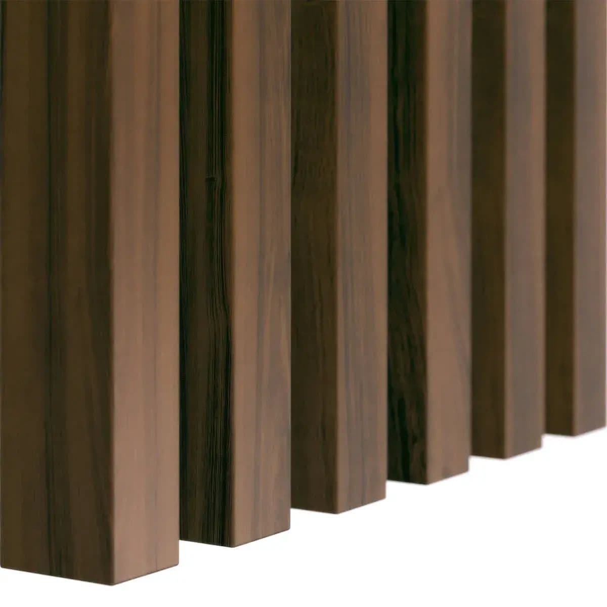 Lamele ścienne orzech 30x40 mm – listwy dekoracyjne na ścianę