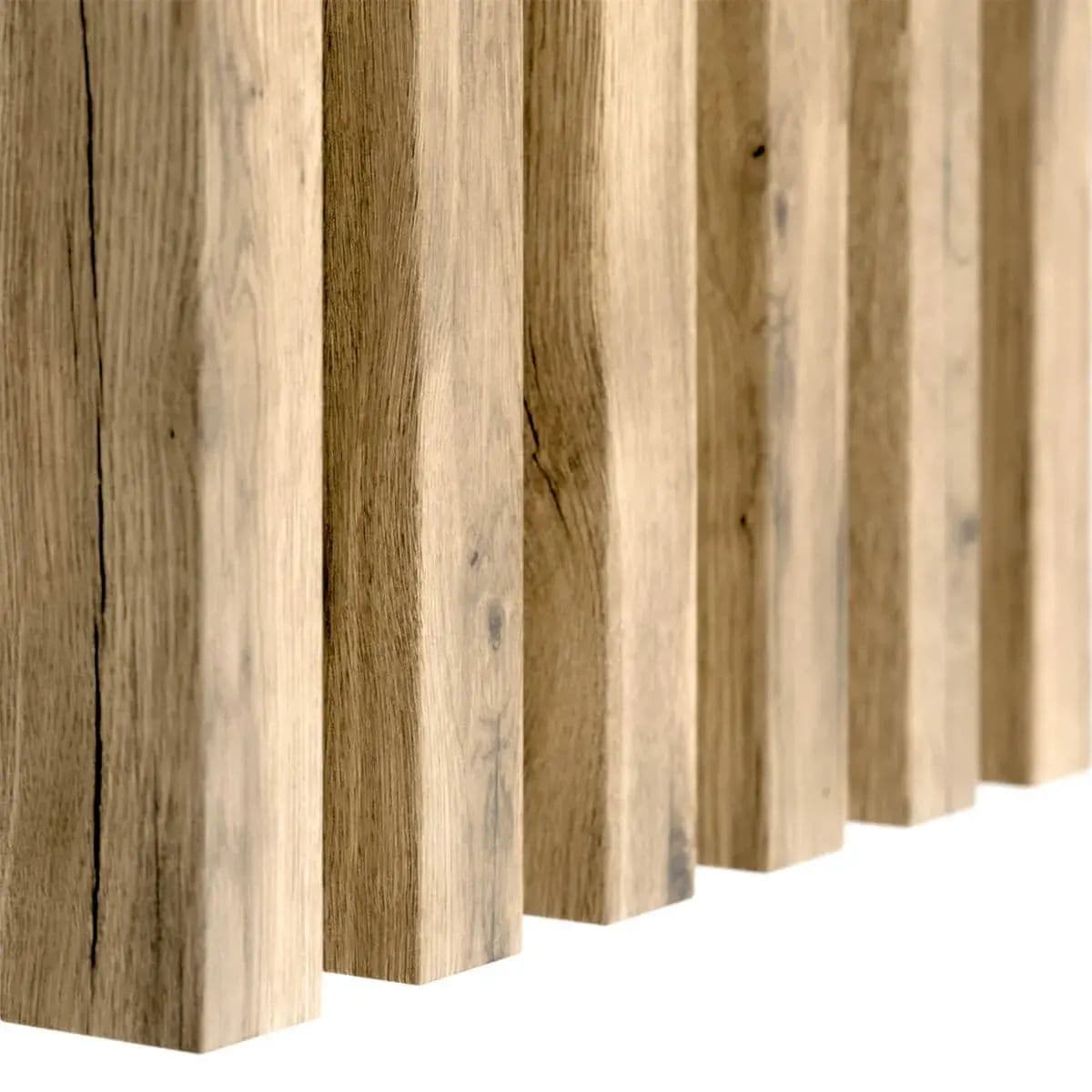 Lamele ścienne dąb wotan 30x40 mm – listwy dekoracyjne na ścianę