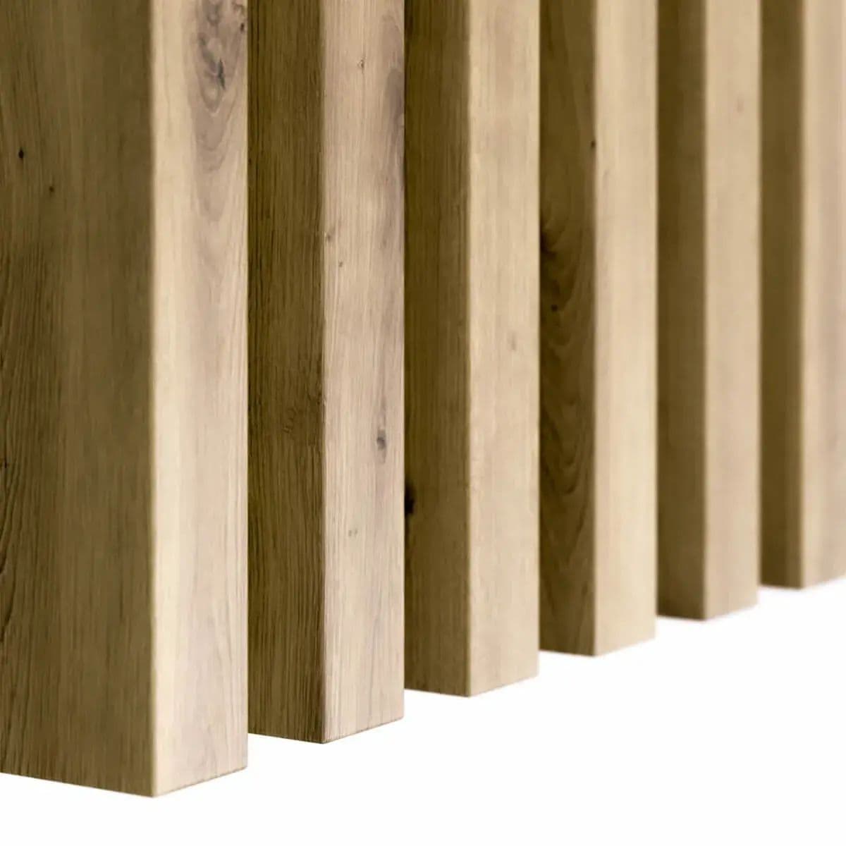 Lamele ścienne dąb artusa 30x40 mm – listwy dekoracyjne na ścianę