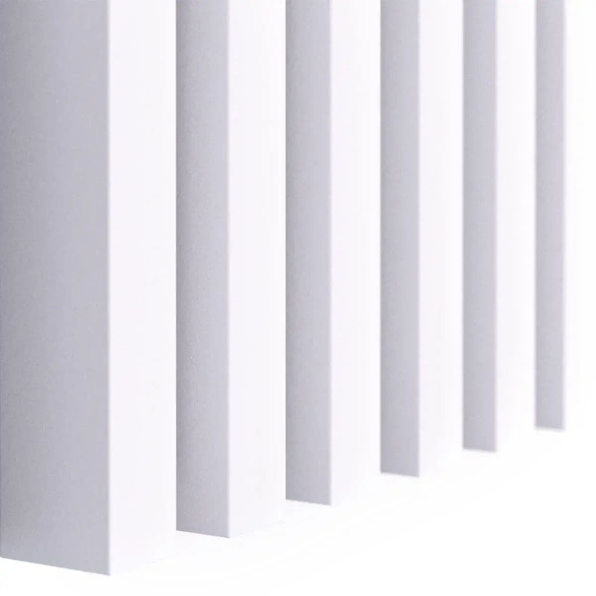 Lamele ścienne biały 30x40 mm – listwy dekoracyjne na ścianę
