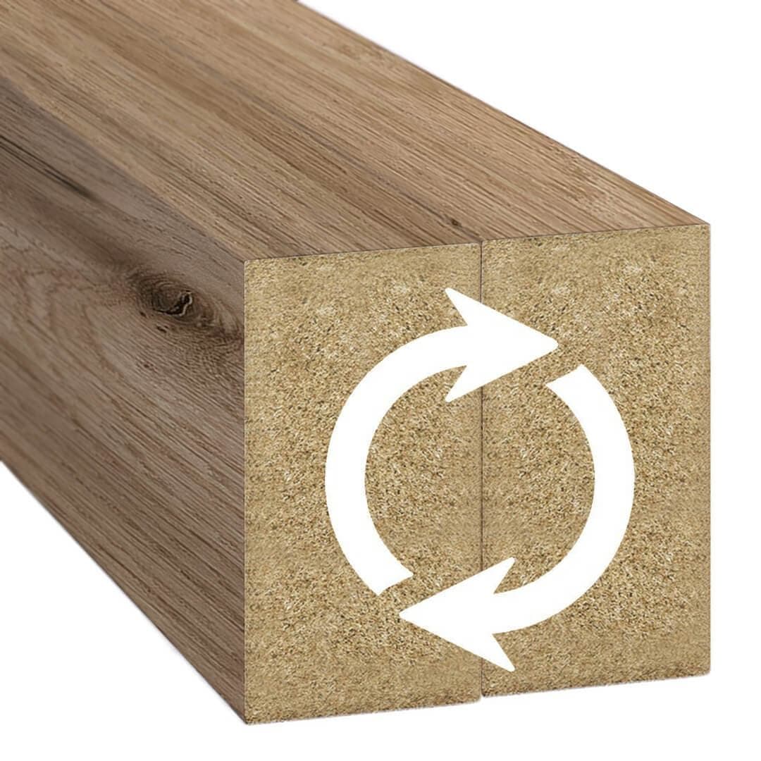 Lamele ścienne ciemny dąb 16x30 mm listwy dekoracyjne na ścianę