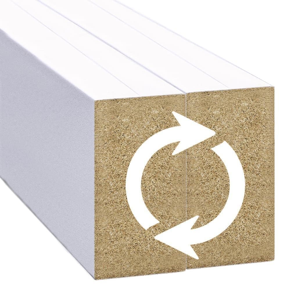 Lamele ścienne biały 16x30 mm listwy dekoracyjne na ścianę