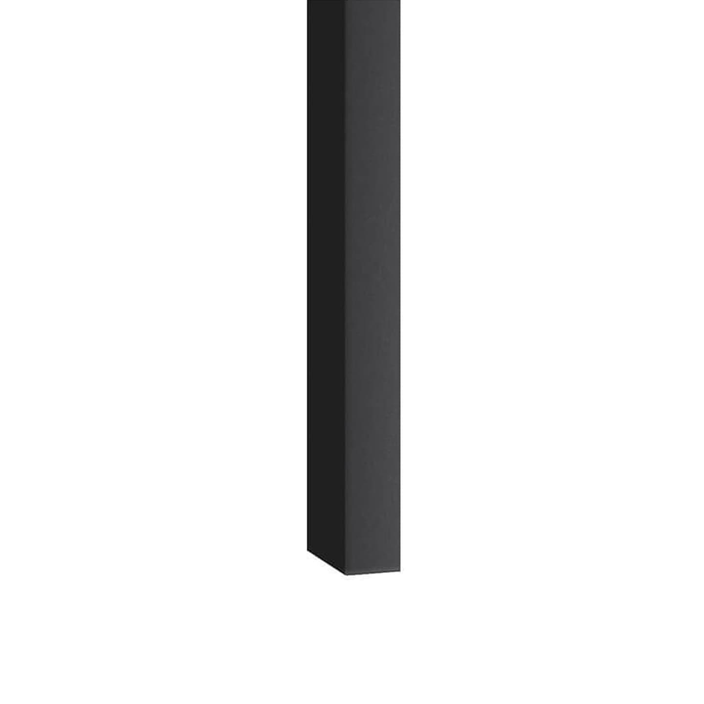 Lamele ścienne czarny 16x30 mm listwy dekoracyjne na ścianę