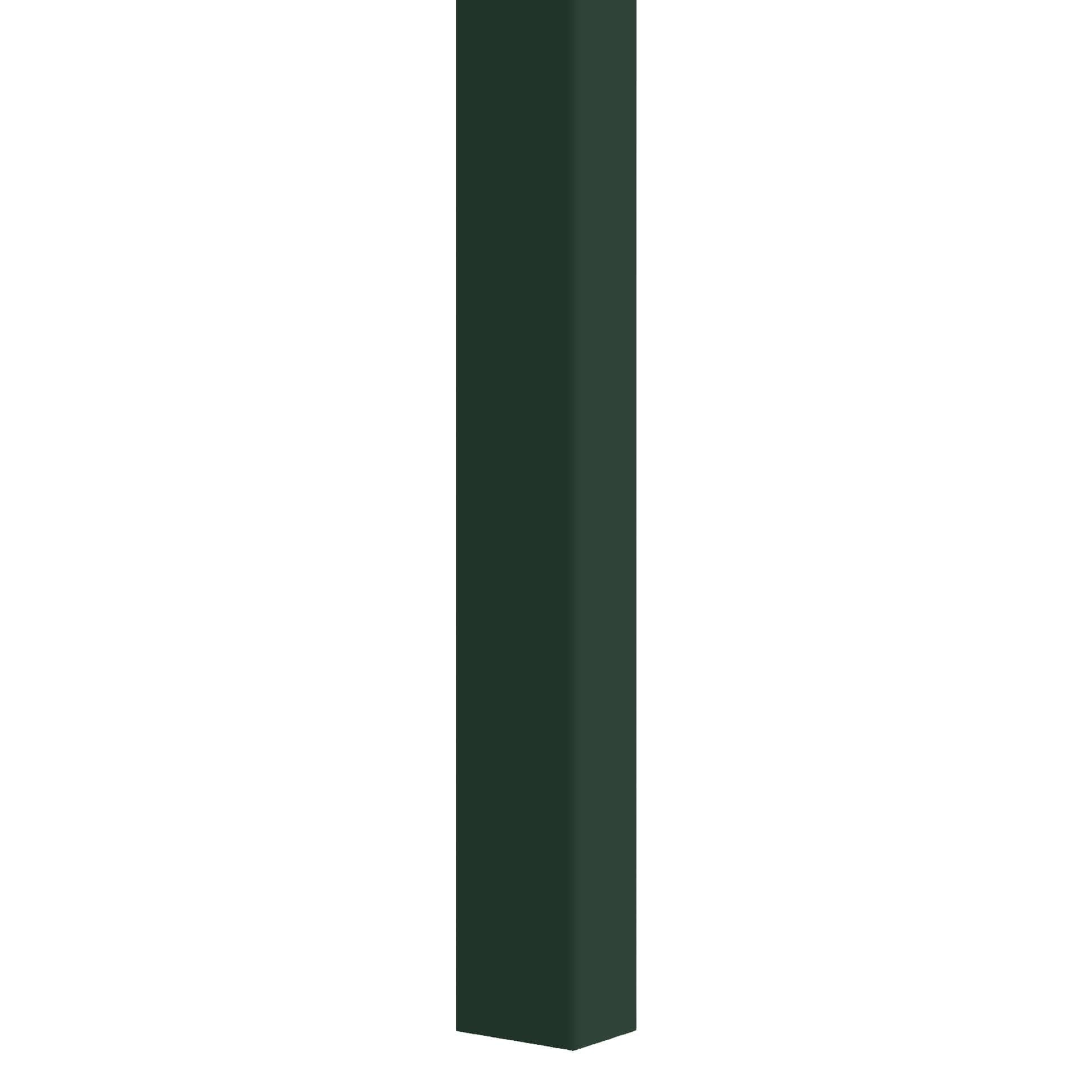 Lamele ścienne butelkowa zieleń 16x30 mm listwy dekoracyjne na ścianę