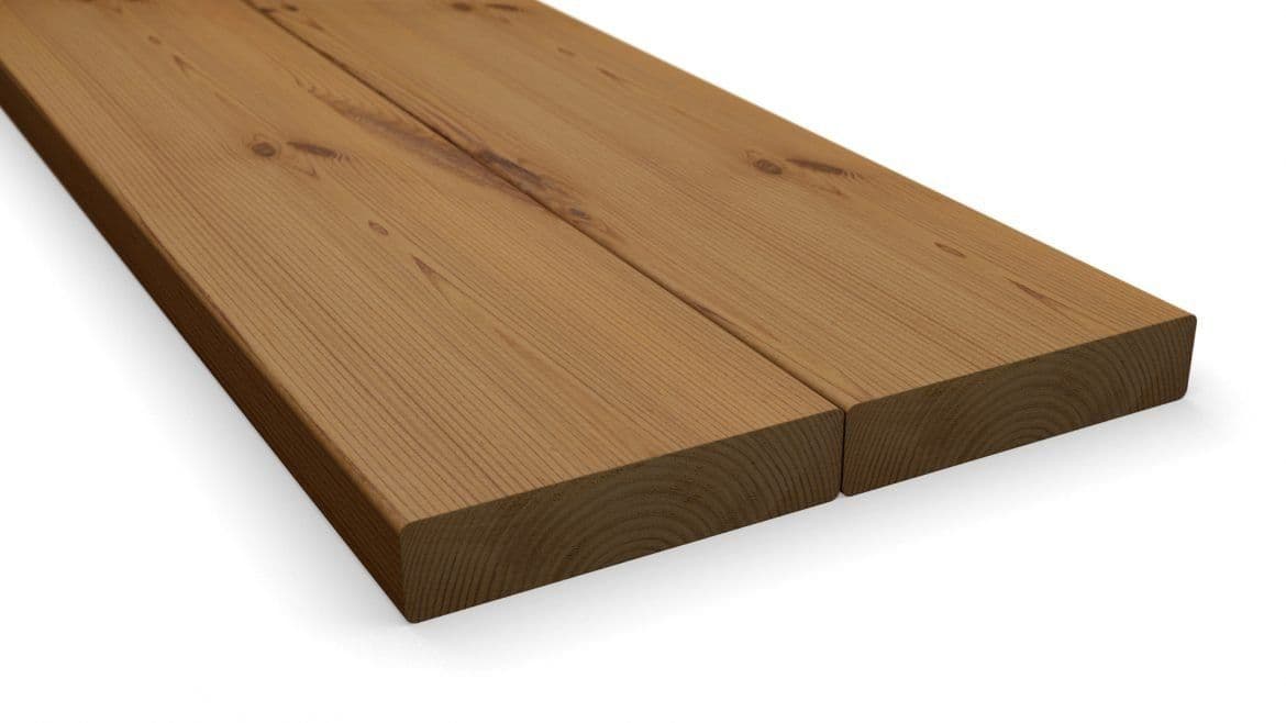 Deska tarasowa THERMO SOSNA S4S 26x117 KLASA NATUR GŁADKA - 3,60m