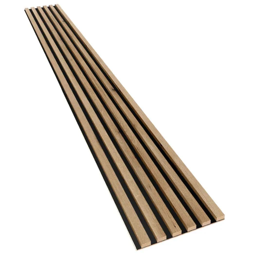 Lamele na płycie HDF dąb artisan 20x300 mm listwy dekoracyjne na ścianę na płycie HDF