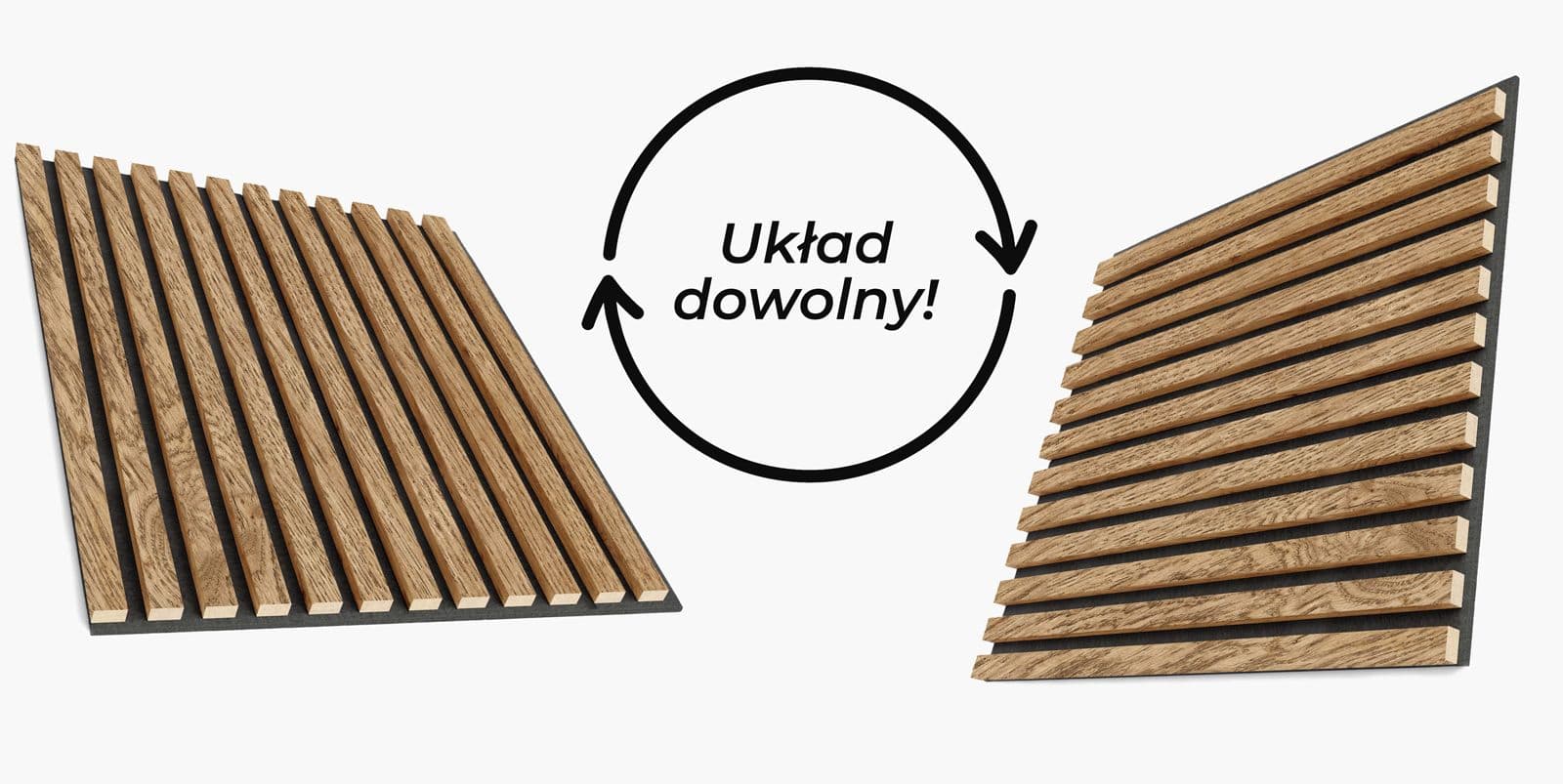 Lamele na filcu fornir debowy 60x60 cm listwy dekoracyjne na ścianę na filcu