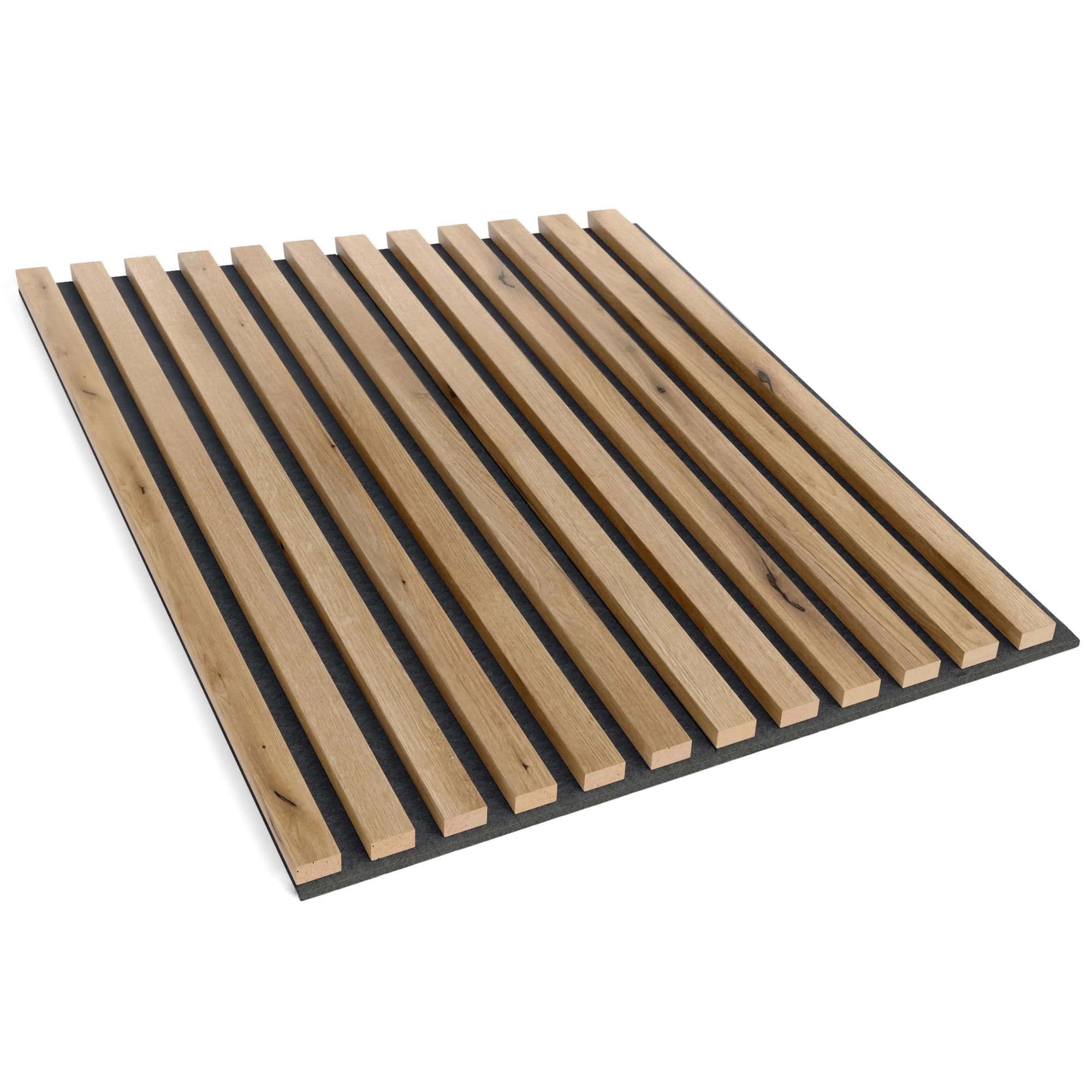 Lamele na filcu dąb artisan 60x60 cm listwy dekoracyjne na ścianę na filcu