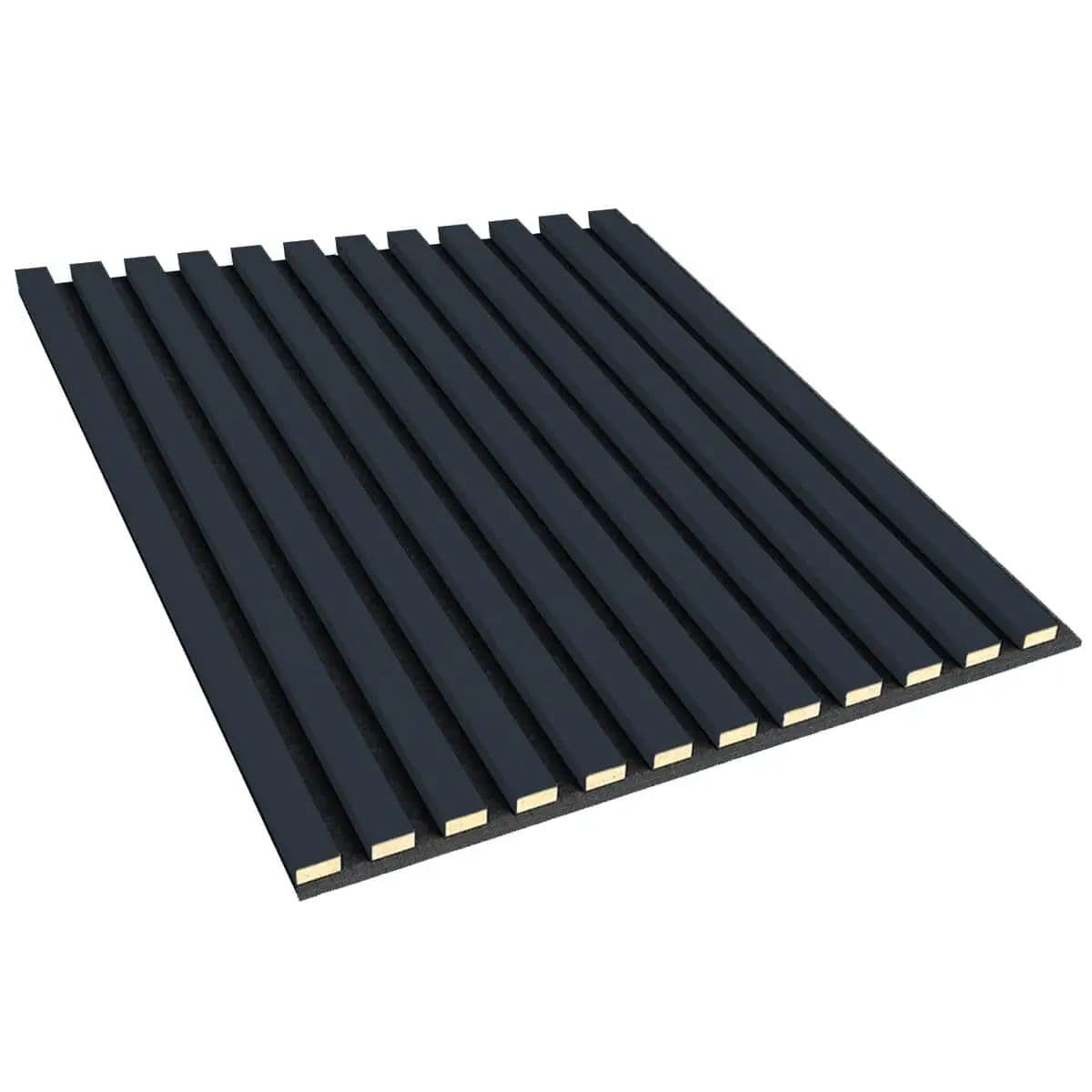 Lamele na filcu antracyt 60x60 cm listwy dekoracyjne na ścianę na filcu