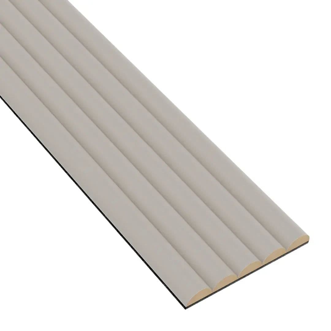 Panel ryflowany kaszmir 16x145 listwy dekoracyjne na ścianę półwałki