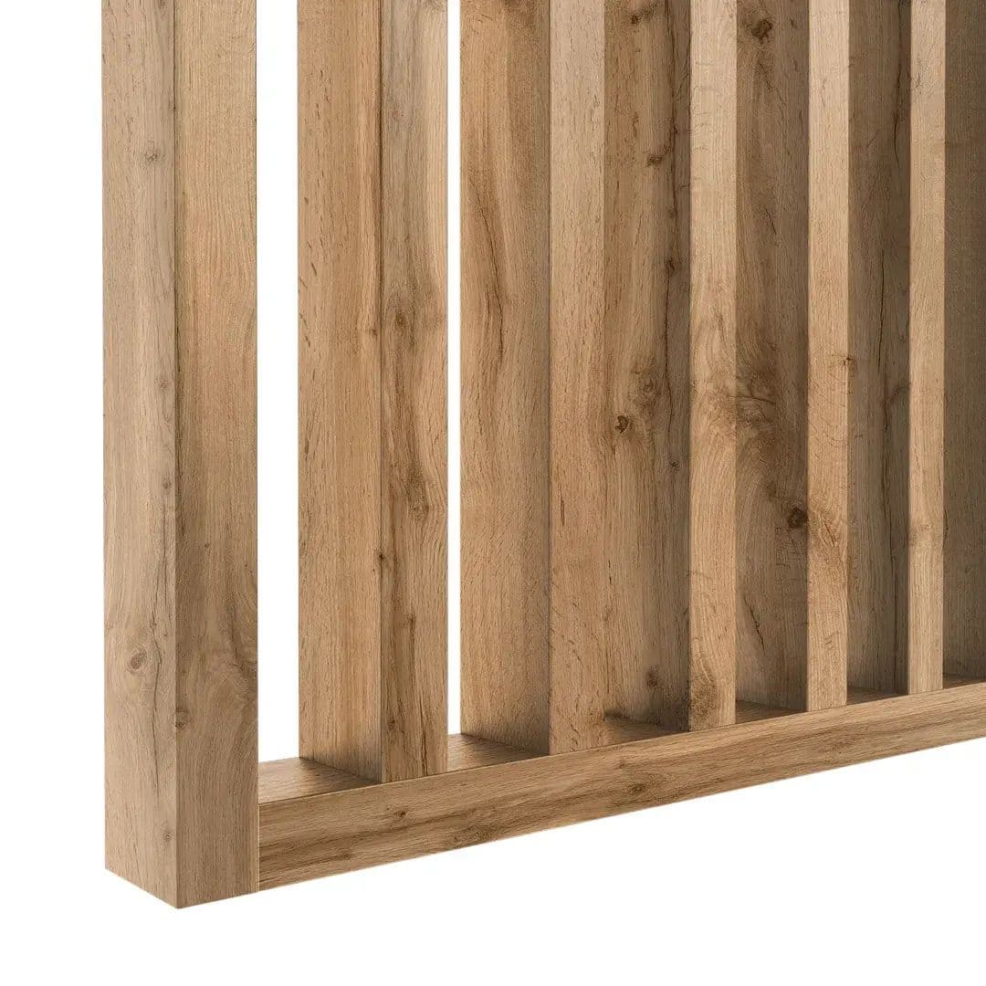 Ścianka z lameli 30x60 mm dąb wotan do 2750 mm szerokości zestaw do montażu