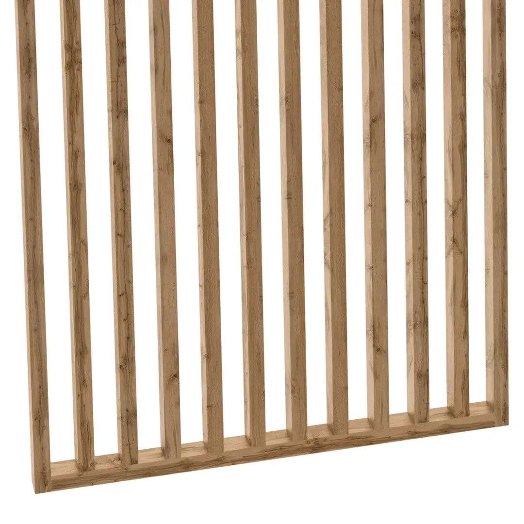 Ścianka z lameli 30x60 mm dąb naturalny do 2750 mm szerokości zestaw do montażu
