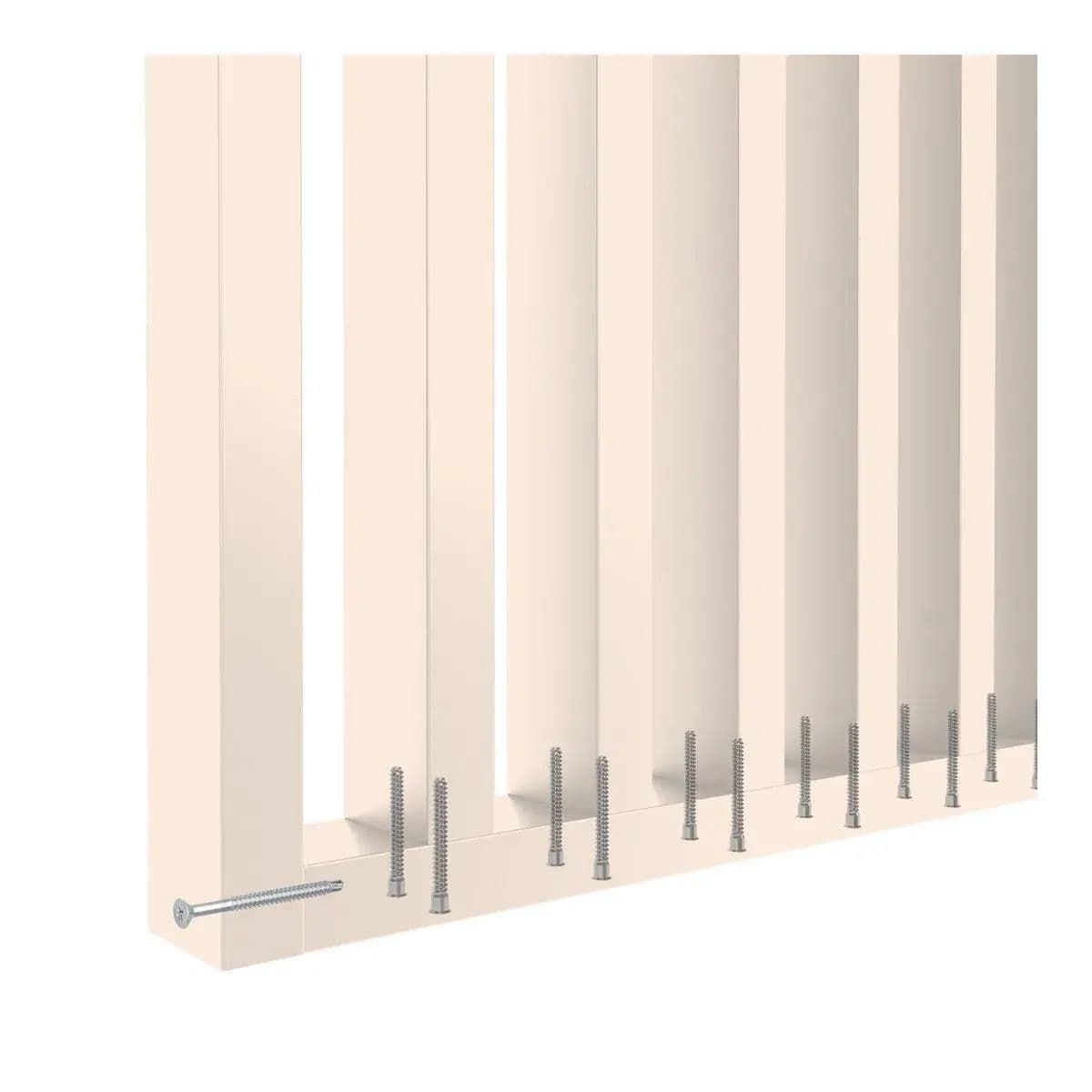 Ścianka z lameli 30x60 mm beżowy do 2750 mm szerokości zestaw do montażu