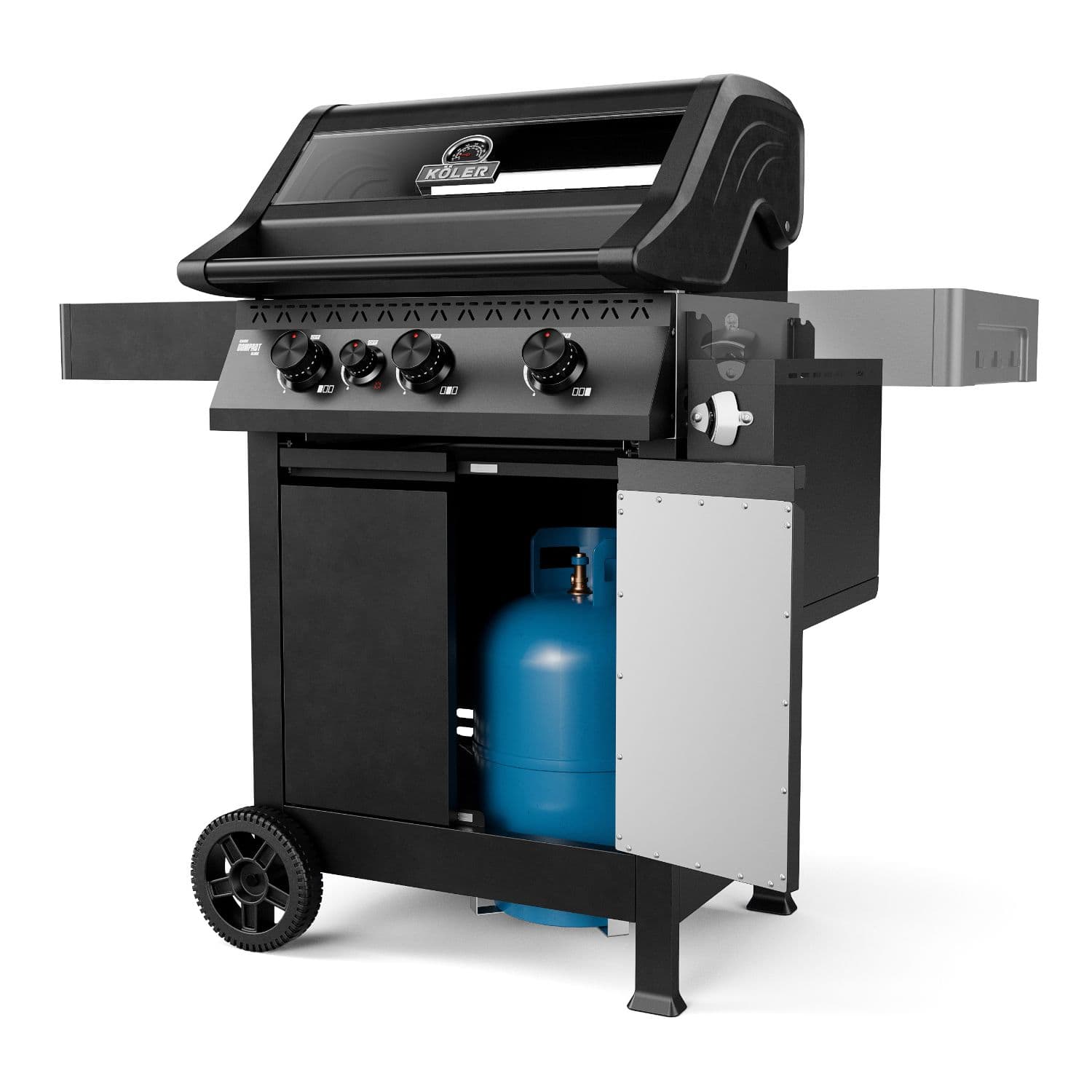 Grill Gazowy Koler Krone Compact Black