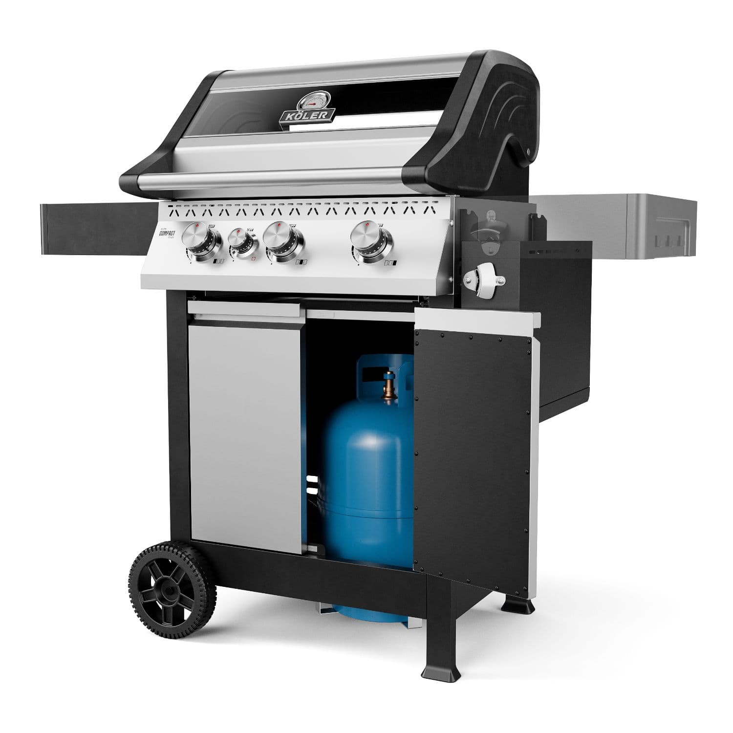 Grill Gazowy Koler Krone Compact Pro Silver