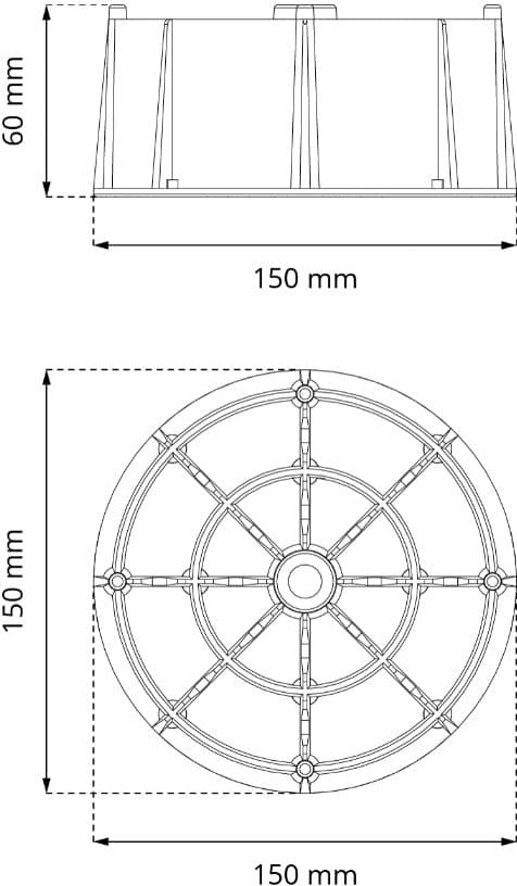 Podstawka dystansowa SPIRAL 60 DS60
