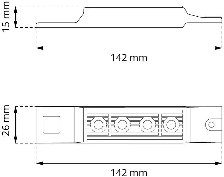 Niewidoczny łącznik do desek tarasowych o szerokości 11,20-12,10 cm - 1 szt LT12 10199