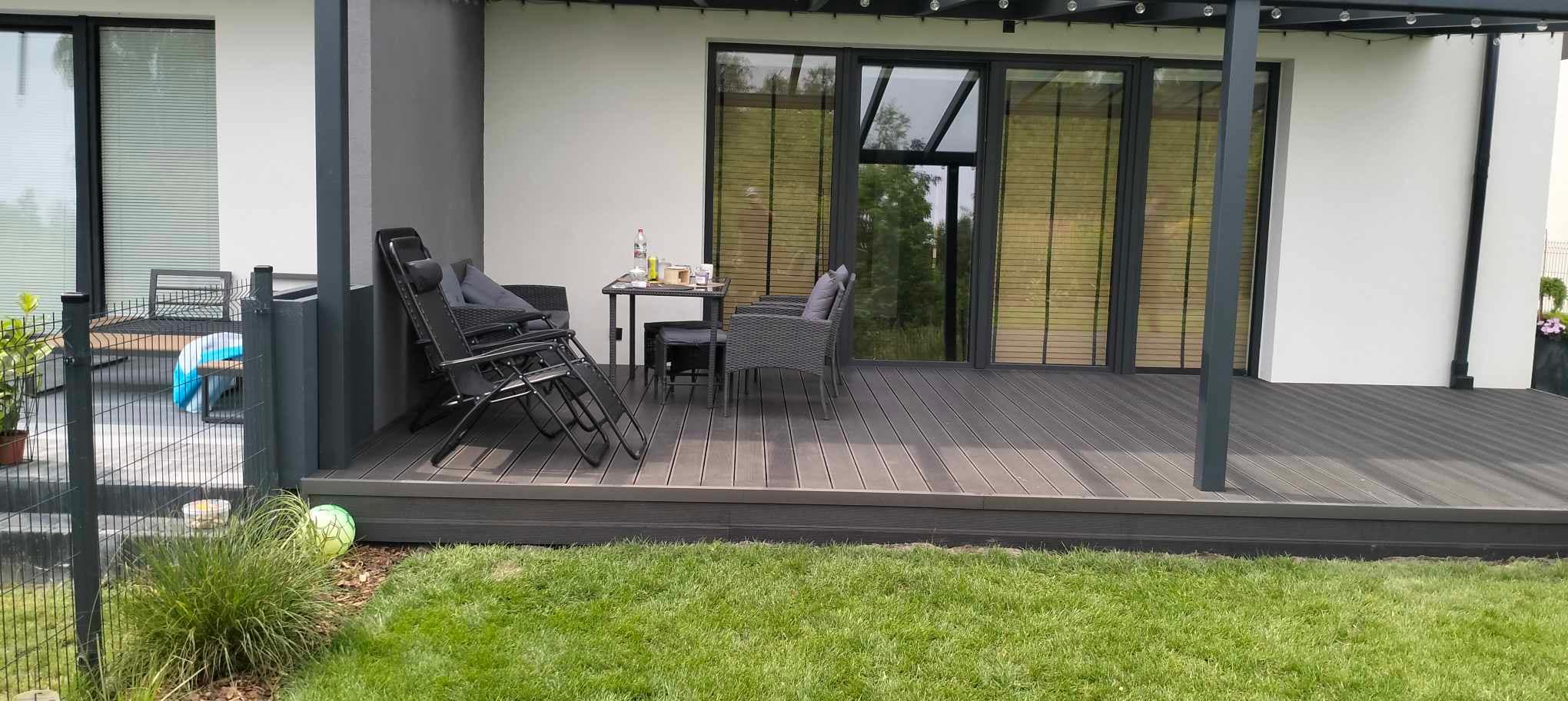 Tarasy kompozytowe i drewniane - Łeba