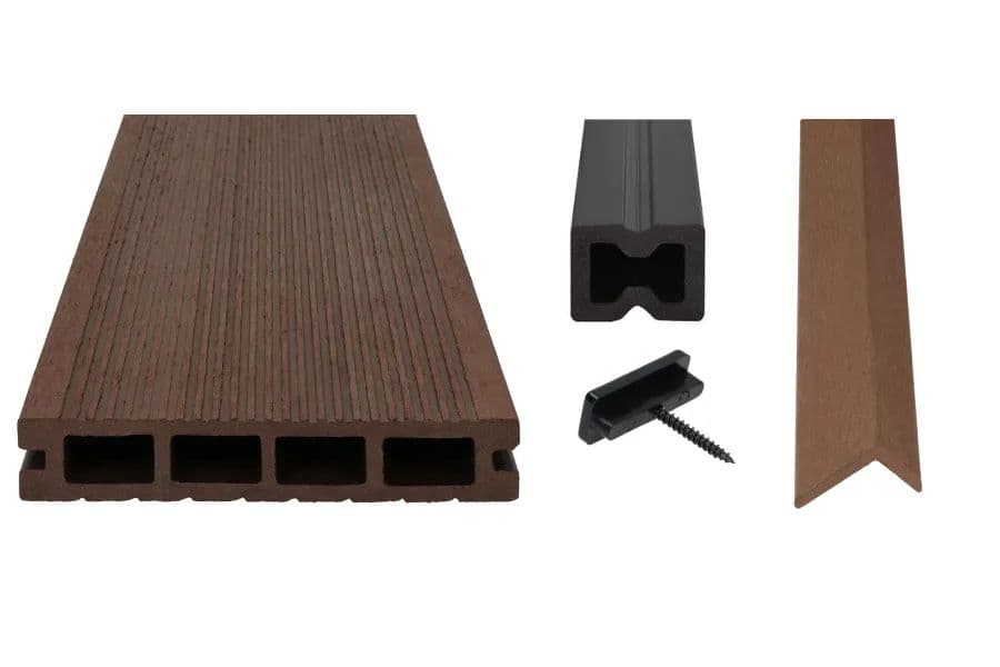 System kompozytowy SELECT dla tarasu 20m2 - Czekoladowy