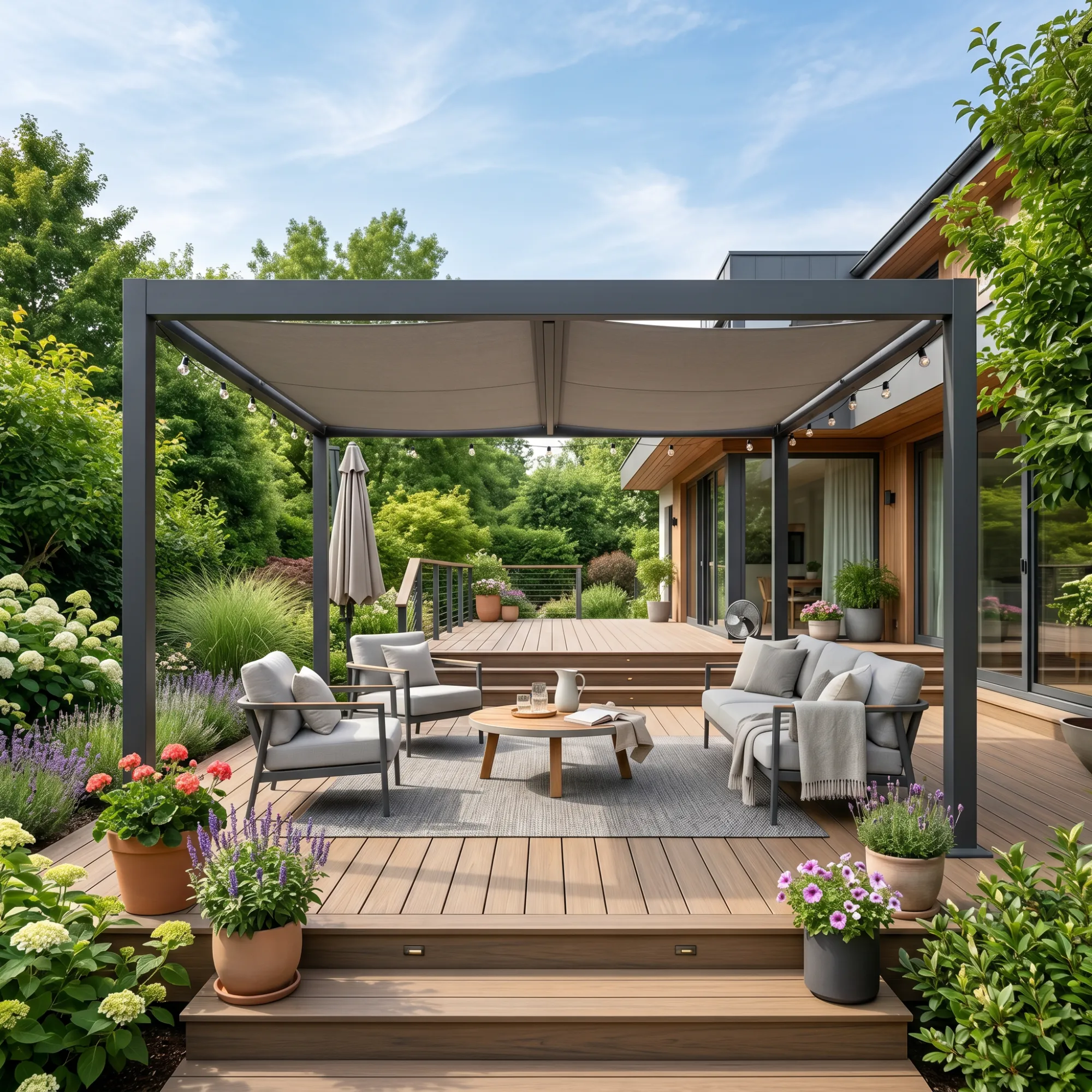 pergola - chroni przed słońcem